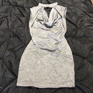 S Dark/light gray dress